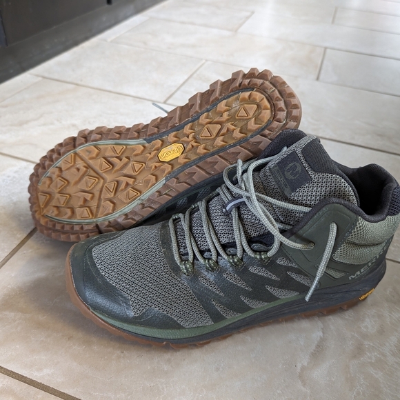 Merrell mens shoes (green) - Picture 1 of 5